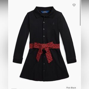 Ralph Lauren Girl's black Oxford Dress size 10/12